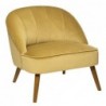 Fauteuil "Naova"
Velours, Jaune moutarde