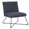 Fauteuil "Moana"
Velours, Gris