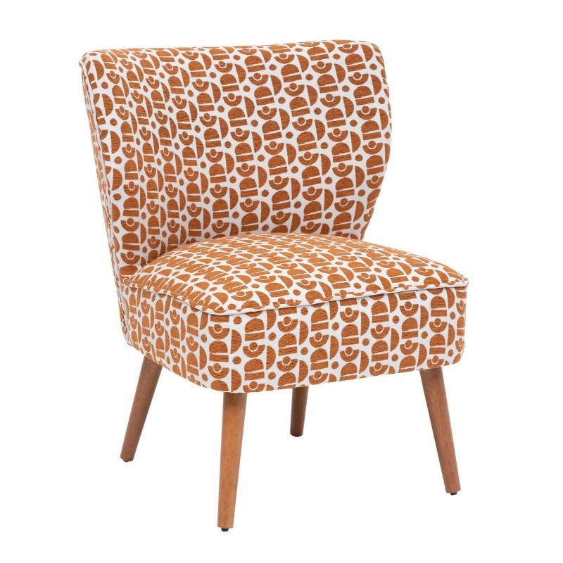 Fauteuil "Chiara" Hévéa, Ambre