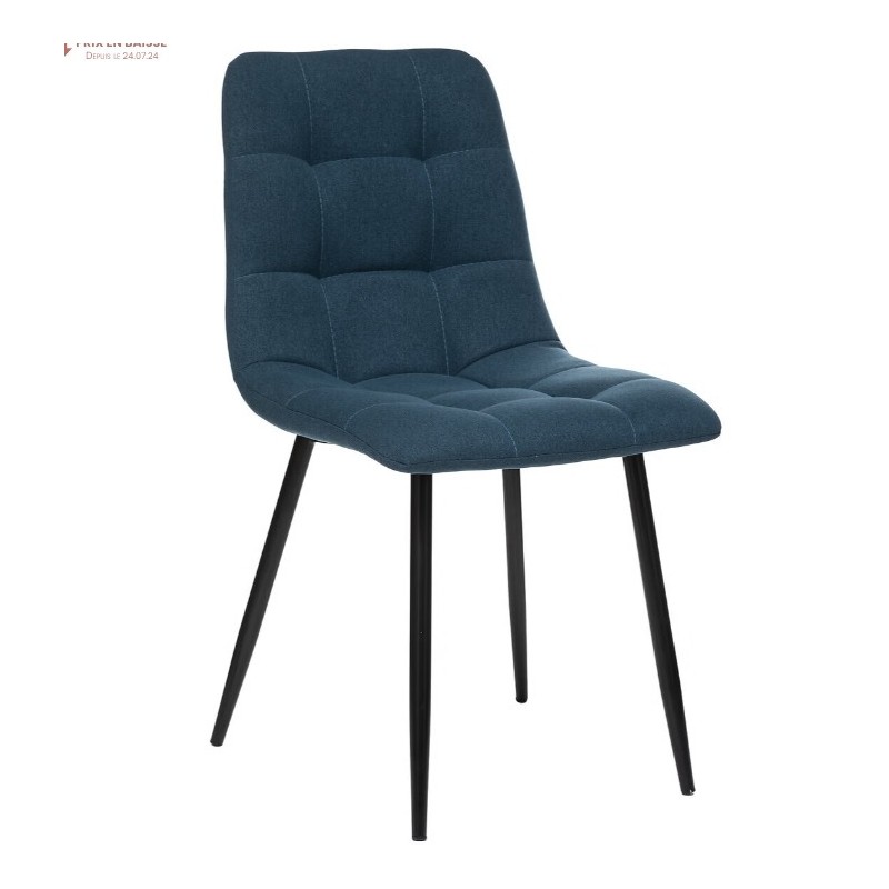 Chaise "Sirac" Bleu canard