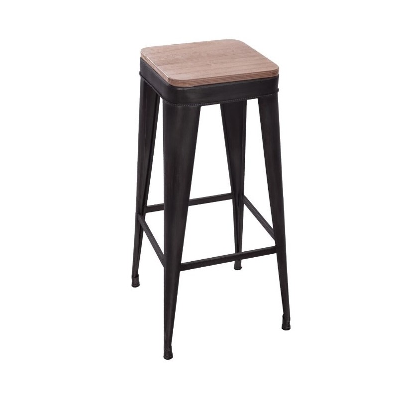 Tabouret de bar "Joris"
Métal et bois, Noir