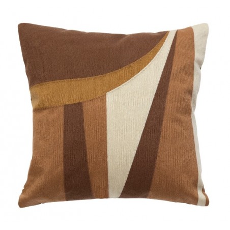 Coussin "Hary" Marron, 45x45 cm